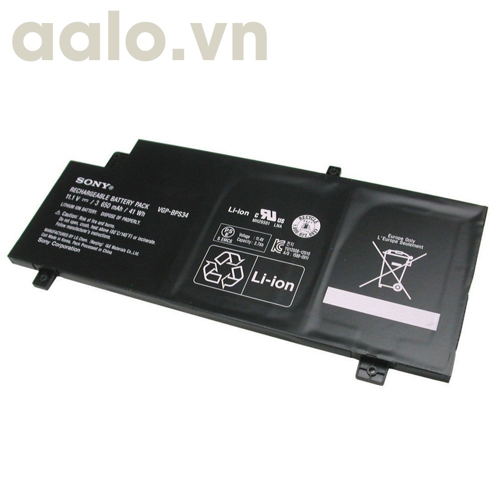 Pin Laptop Sony BPS34 B13BPS34 - Battery Sony