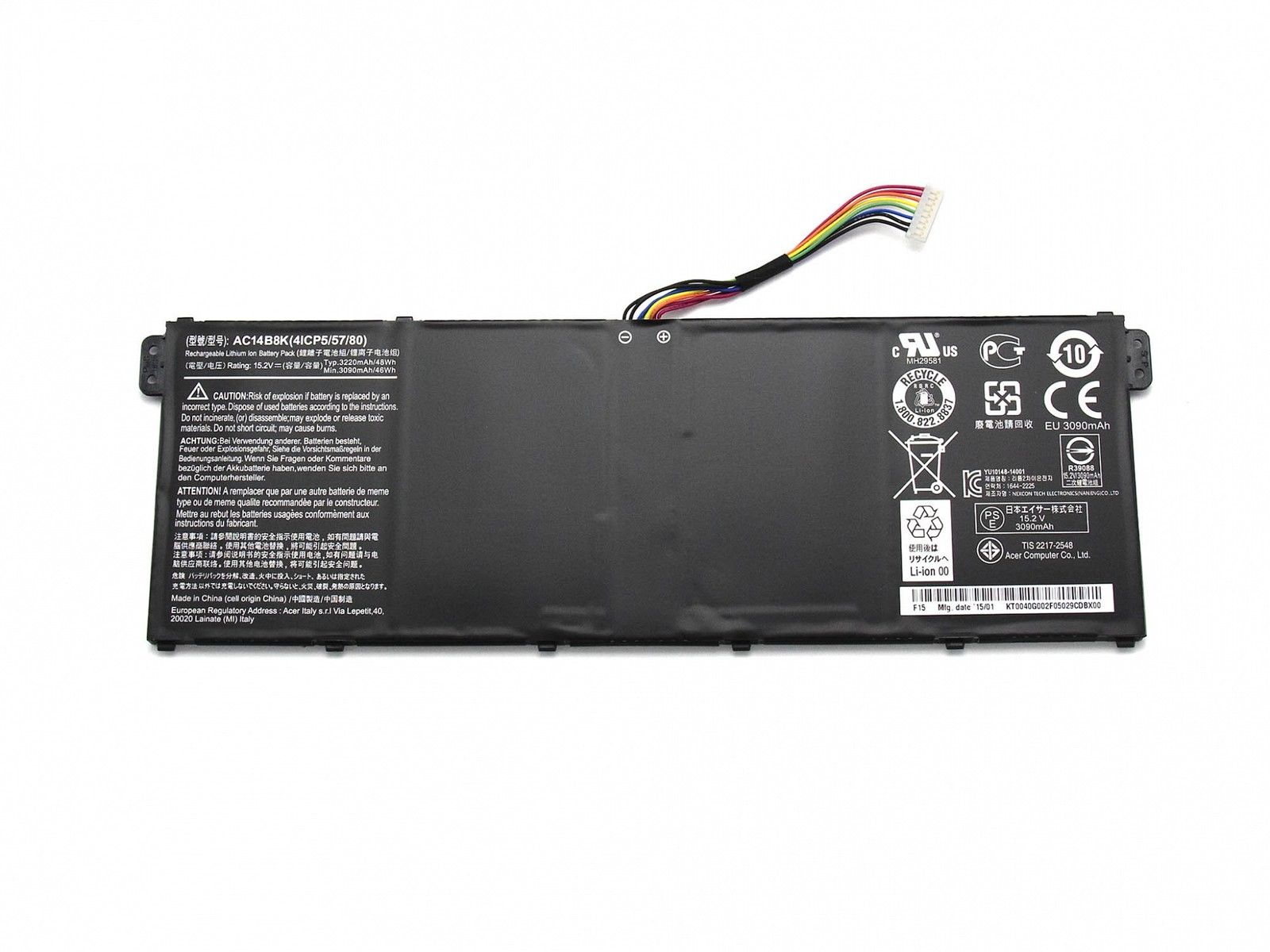 Pin Laptop Acer V3-371, ES1-512, Travelmate B115-M B115 - Battery Acer