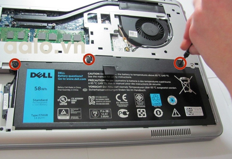 Pin Laptop Dell Inspiron 15 7537 17 7737 - Battery Dell