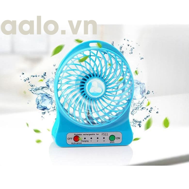 Combo 20 Quạt Sạc 3 Tốc Độ dùng pin sạc siêu mát - aalo.vn