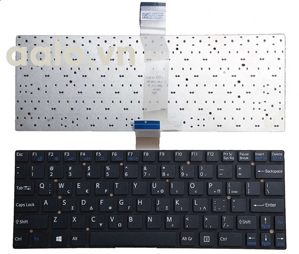 Bàn phím laptop Sony SVE11 đen - keyboard Sony 
