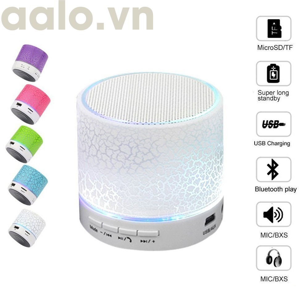 Combo 2 Loa Bluetooth có đèn led nháy theo nhạc ( tặng 1 đèn led USB xinh xắn) - aalo.vn