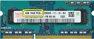  Ram laptop DDR3 4G Bus 1600 PC3L  