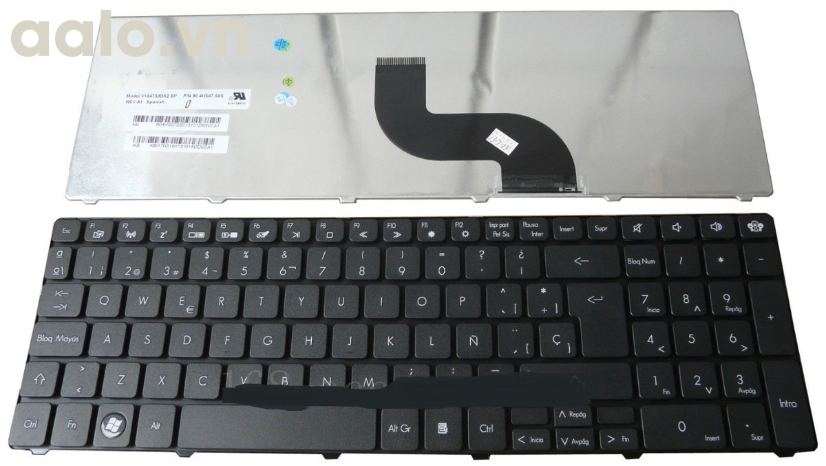 Bàn phím Laptop AcerAspire 5810, 5536, 5738 5739 7735Z 5740 5536G 5738 - Keyboard Acer