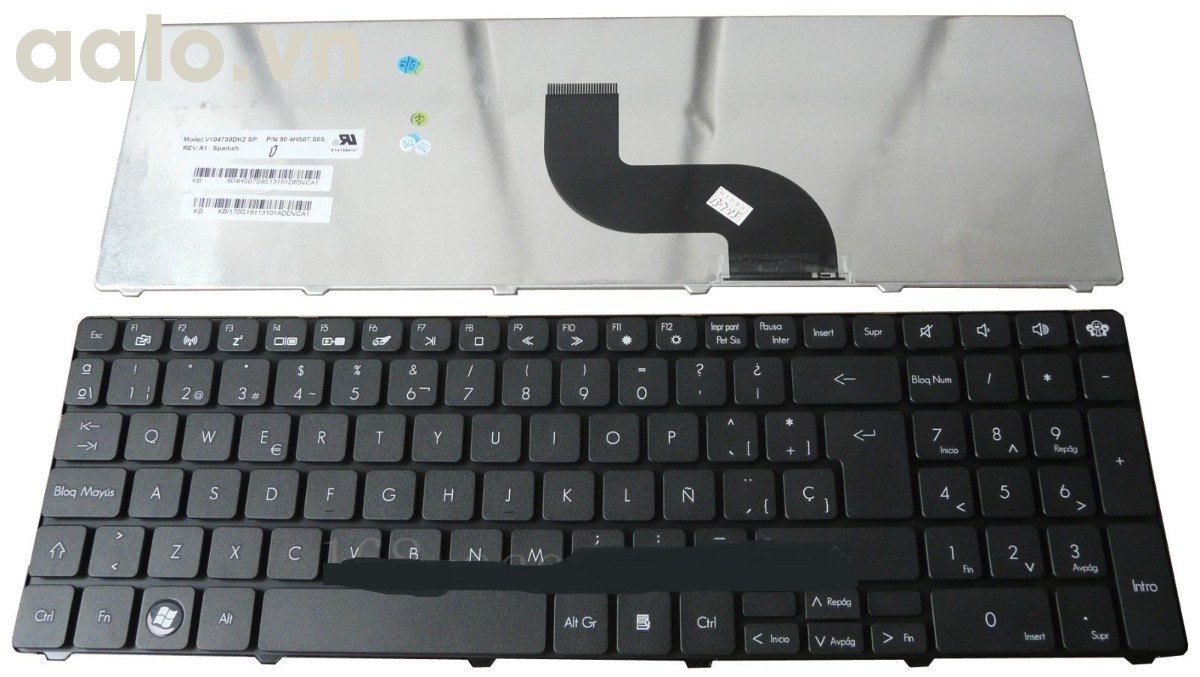 Bàn phím Laptop AcerAspire 5810, 5536, 5738 5739 7735Z 5740 5536G 5738 - Keyboard Acer