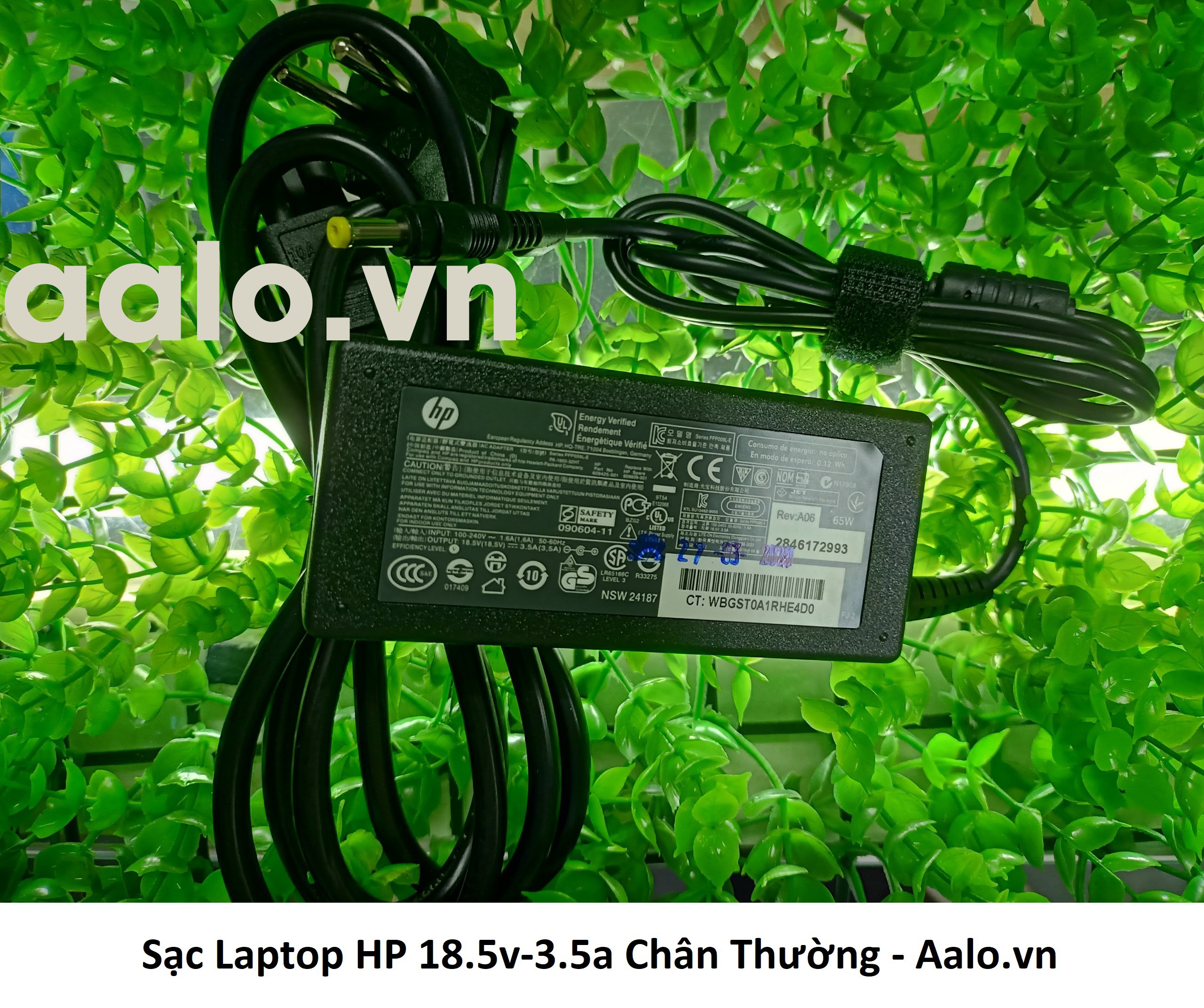 Sạc Laptop HP 18.5v-3.5a Chân Thường