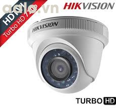 Camera / DS-2CE56C0T-IRP /  HD-TVI bán cầu hồng ngoại 20m 1 MP.