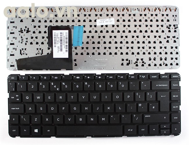 Bàn phím laptop HP 14P 14v đen - keyboard HP 