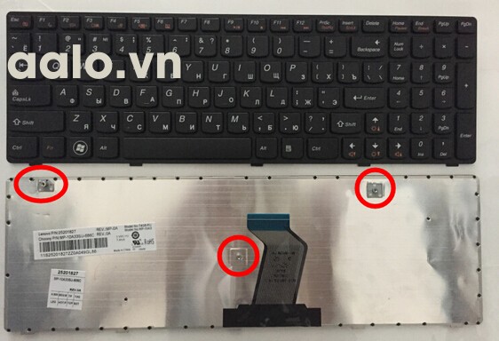 Bàn phím Lenovo G580 , G585 ,Z580 , Z585 , V580 , V585 - Keyboard Lenovo