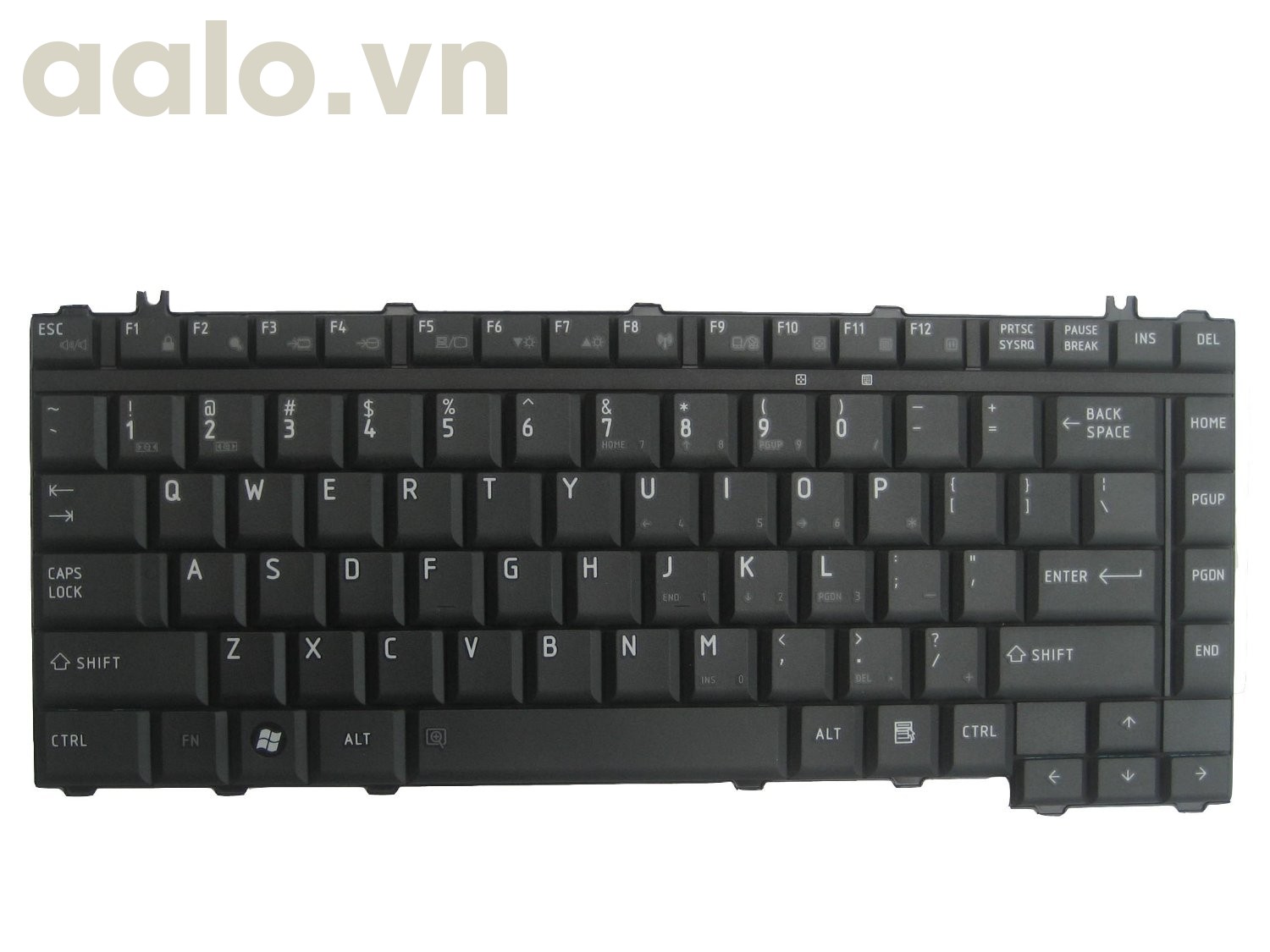 Bàn phím laptop TOSHIBA M200, A200, A300, M500, L200, L310 đen - Keyboard TOSHIBA