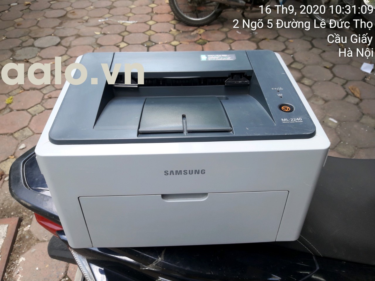 Máy in samsung Ml-2240 ( tặng kèm hộp mực , dây nguồn , dây usb mới ) - aalo.vn