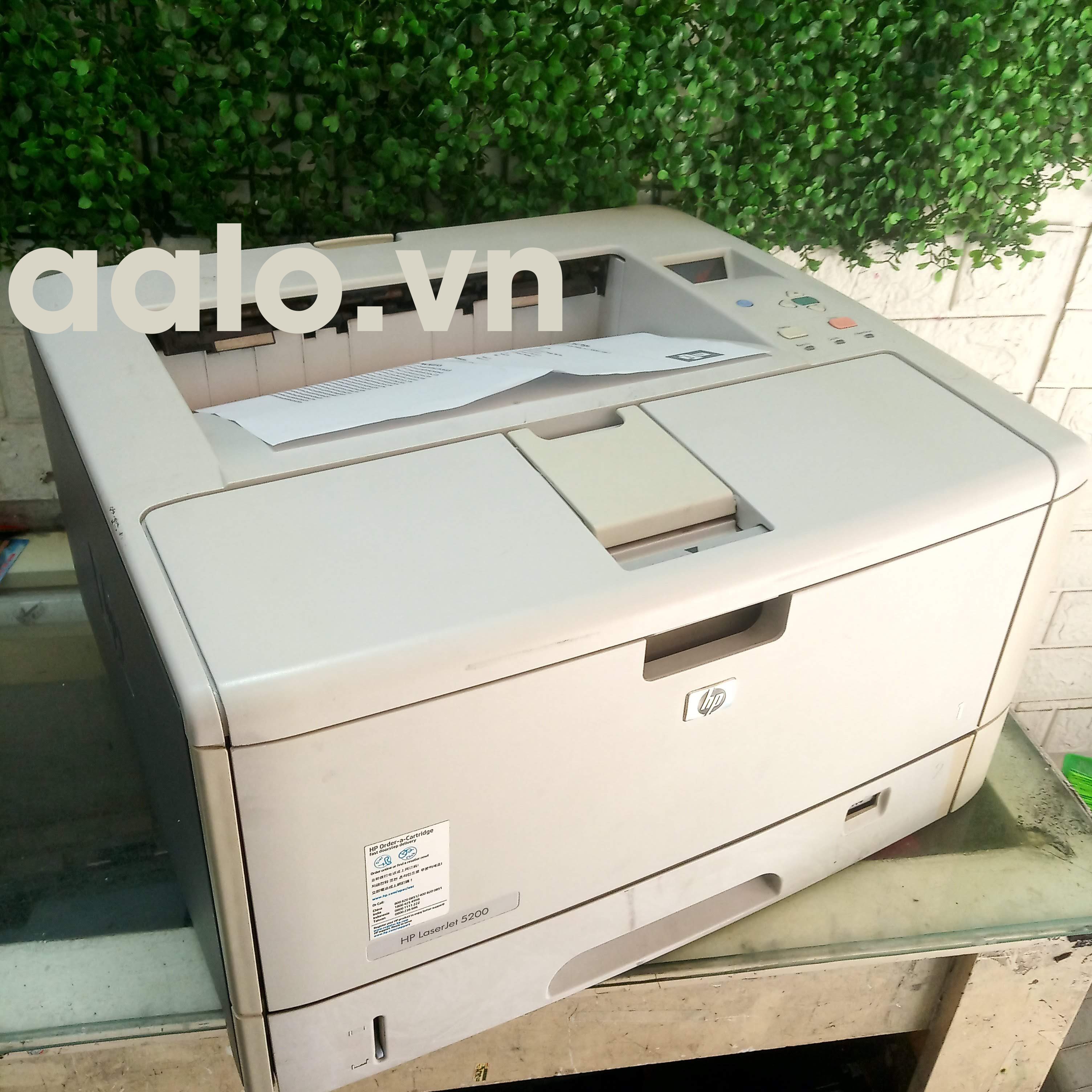 Máy in HP Laser đen trắng 5200 - Khổ A3 Kèm hộp mực , dây nguồn , dây usb mới -  aalo.vn