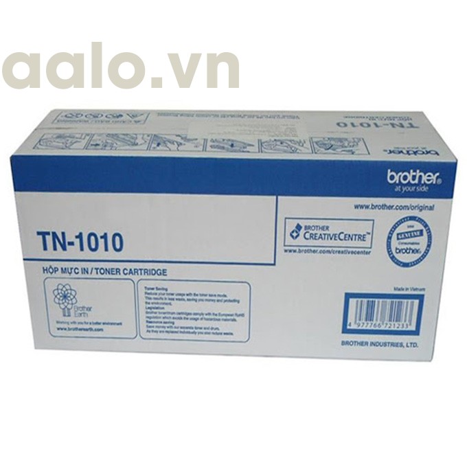 HỘP MỰC IN BROTHER TN1010 DÙNG CHO MÁY HL-1111/ 1201/ DCP-1511/ 1601/ MFC-1811/ 1916NW - AALO.VN