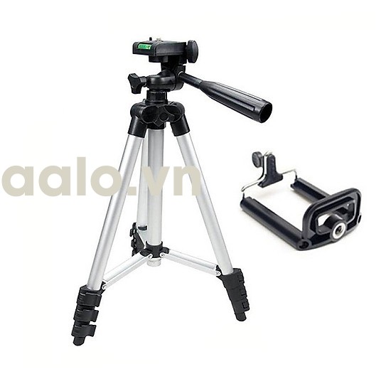 Combo 10 Bộ 1 Tripod TF-3110 (tặng kèm 10 đầu Kẹp điện thoại) - aalo.vn