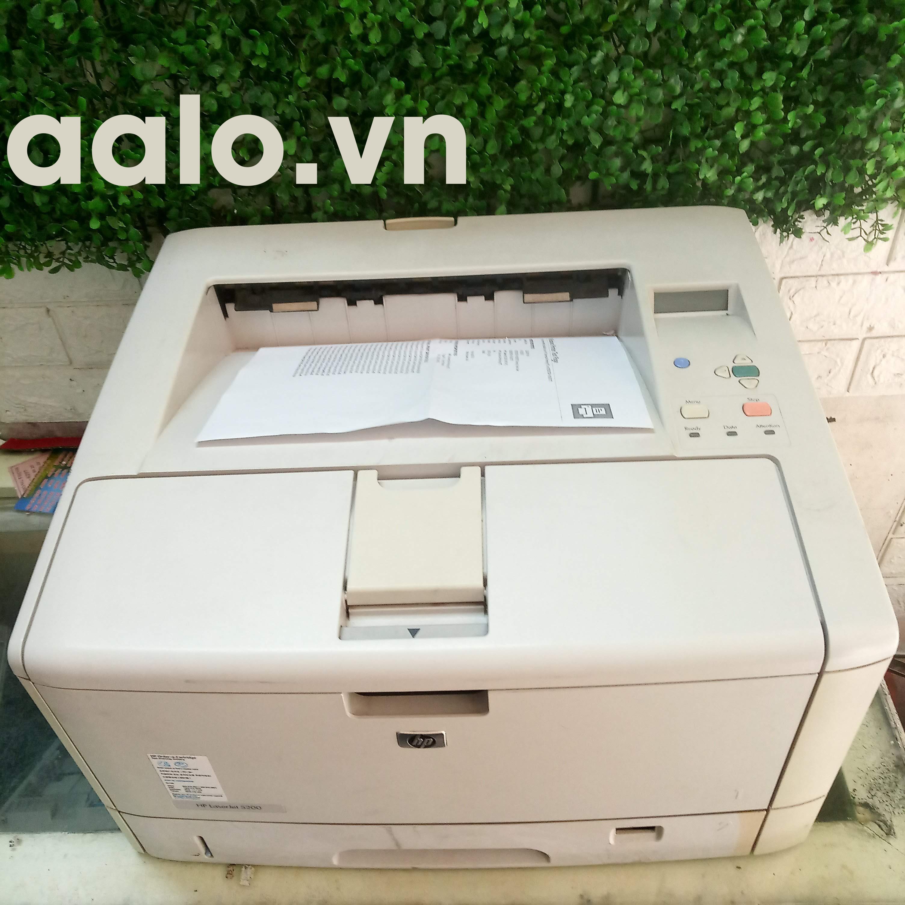 Máy in HP Laser đen trắng 5200 - Khổ A3 Kèm hộp mực , dây nguồn , dây usb mới -  aalo.vn