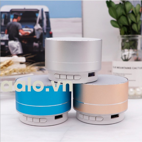 Loa bluetooth A10 mini vỏ nhôm di động loại tốt - aalo.vn