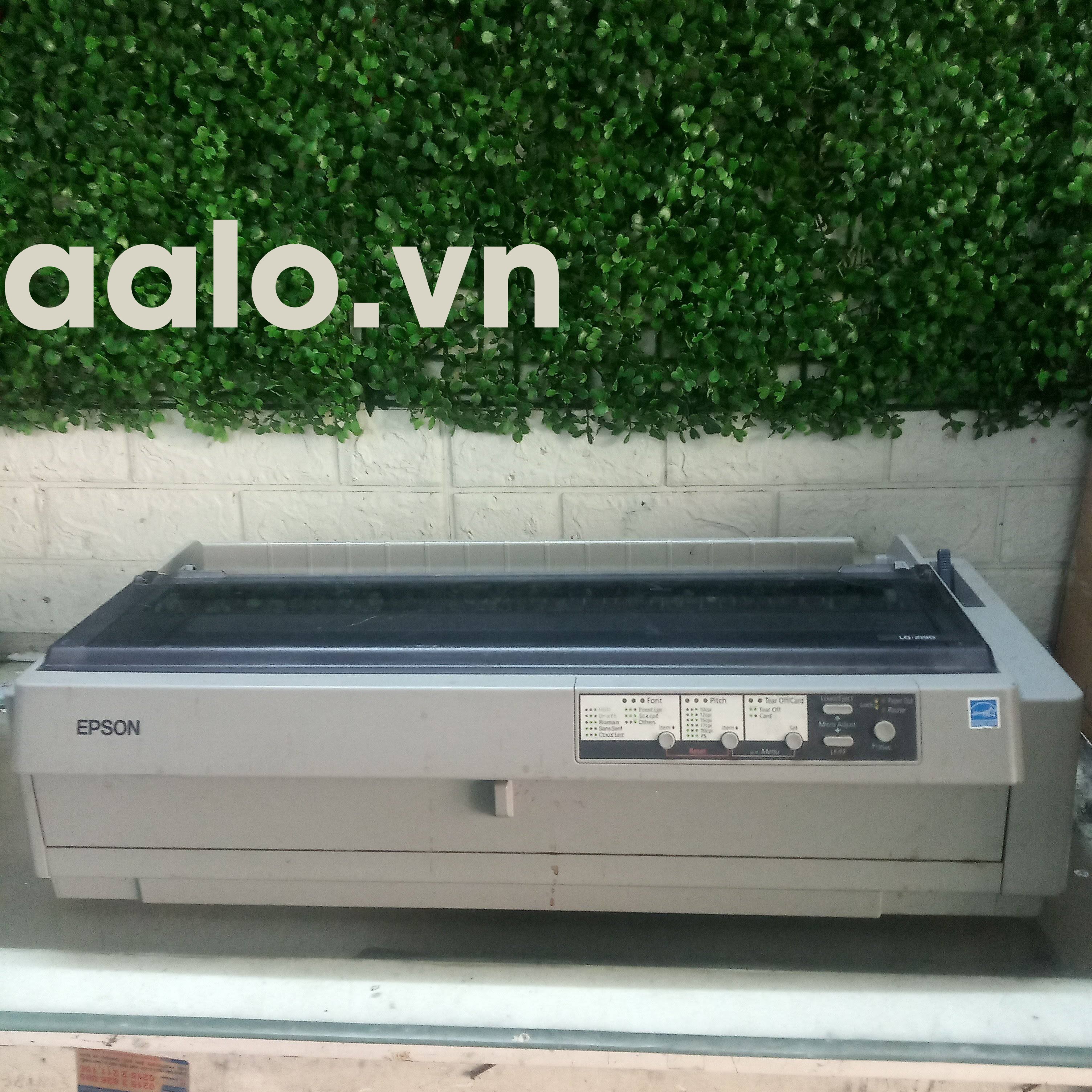 MÁY IN KIM EPSON LQ 2190 IN KHỔ A3 CHUYÊN IN HÓA ĐƠN VÀ IN HÌNH XĂM ĐÃ QUA SỬ DỤNG - AALO.VN 