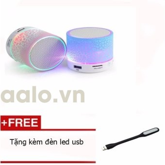 Combo 2 Loa Bluetooth có đèn led nháy theo nhạc ( tặng 1 đèn led USB xinh xắn) - aalo.vn