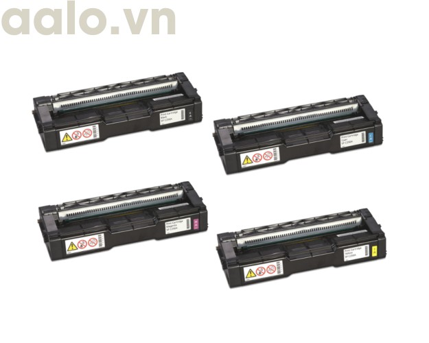 Hộp mực màu Ricoh SP C252 dùng cho máy in Ricoh SP C252DN (BK/C/Y/M) - aalo.vn