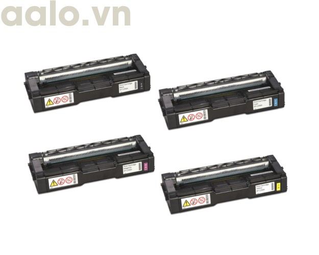 Hộp mực màu Ricoh SP C252 dùng cho máy in Ricoh SP C252DN (BK/C/Y/M) - aalo.vn