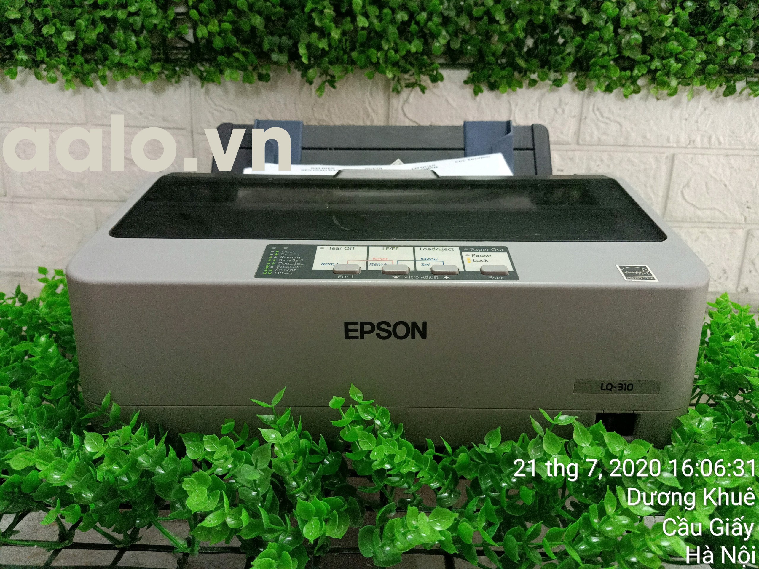 Máy in kim Epson LQ-310 (khổ A4 – 24 kim) kèm Băng mực , dây nguồn và dây USB mới - aalo.vn