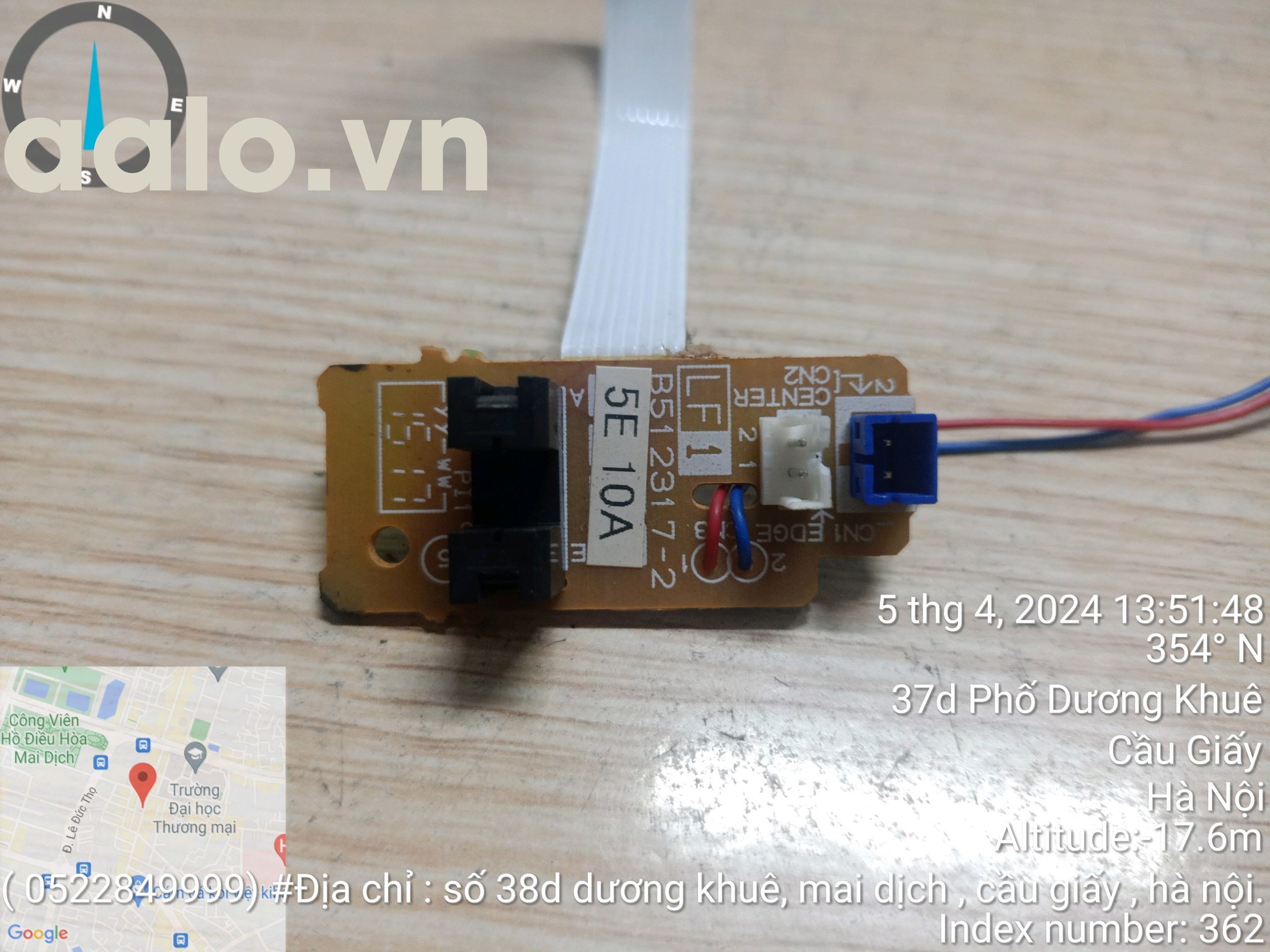 Sensor Cảm biến giấy cụm sấy Brother 2321D 2701DW 2240 2140 2130 Mã HM 2385