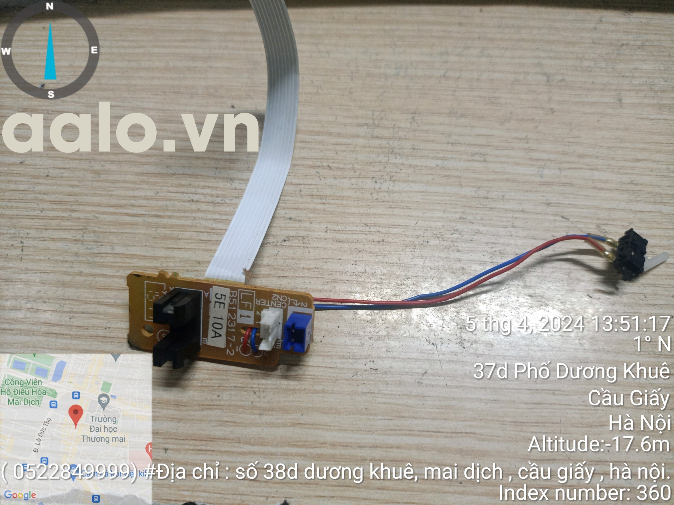Sensor Cảm biến giấy cụm sấy Brother 2321D 2701DW 2240 2140 2130 Mã HM 2385