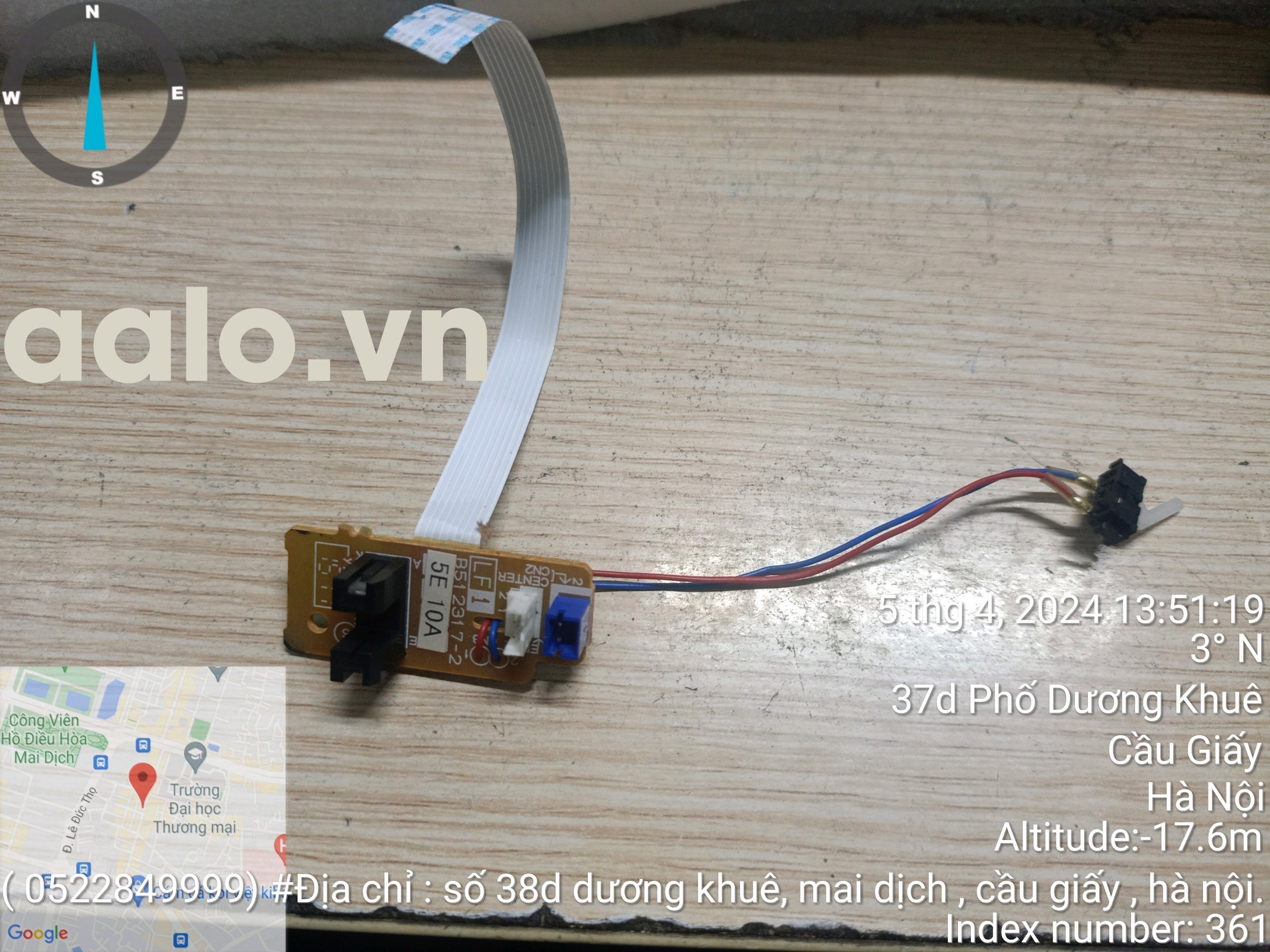 Sensor Cảm biến giấy cụm sấy Brother 2321D 2701DW 2240 2140 2130 Mã HM 2385