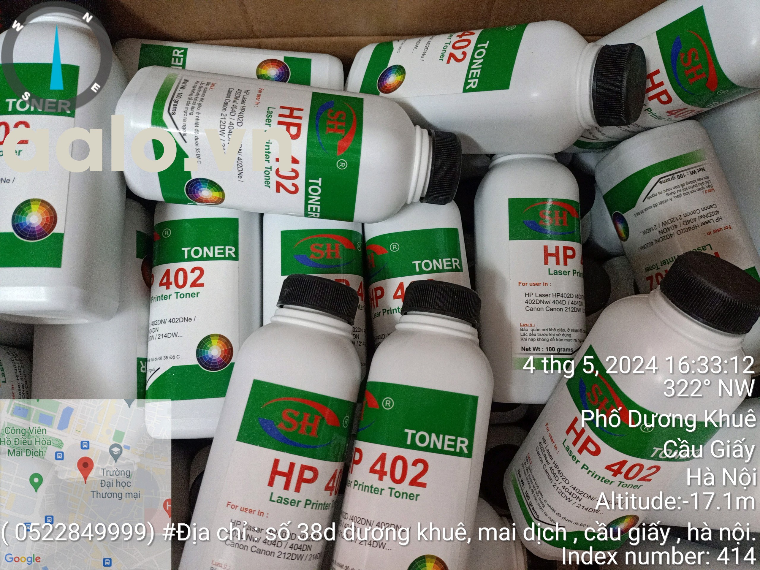 Mực đổ HP M402d/ 402dn/ 404dn/ 404dw/ MF426fdw/ 428fdw -aalo.vn