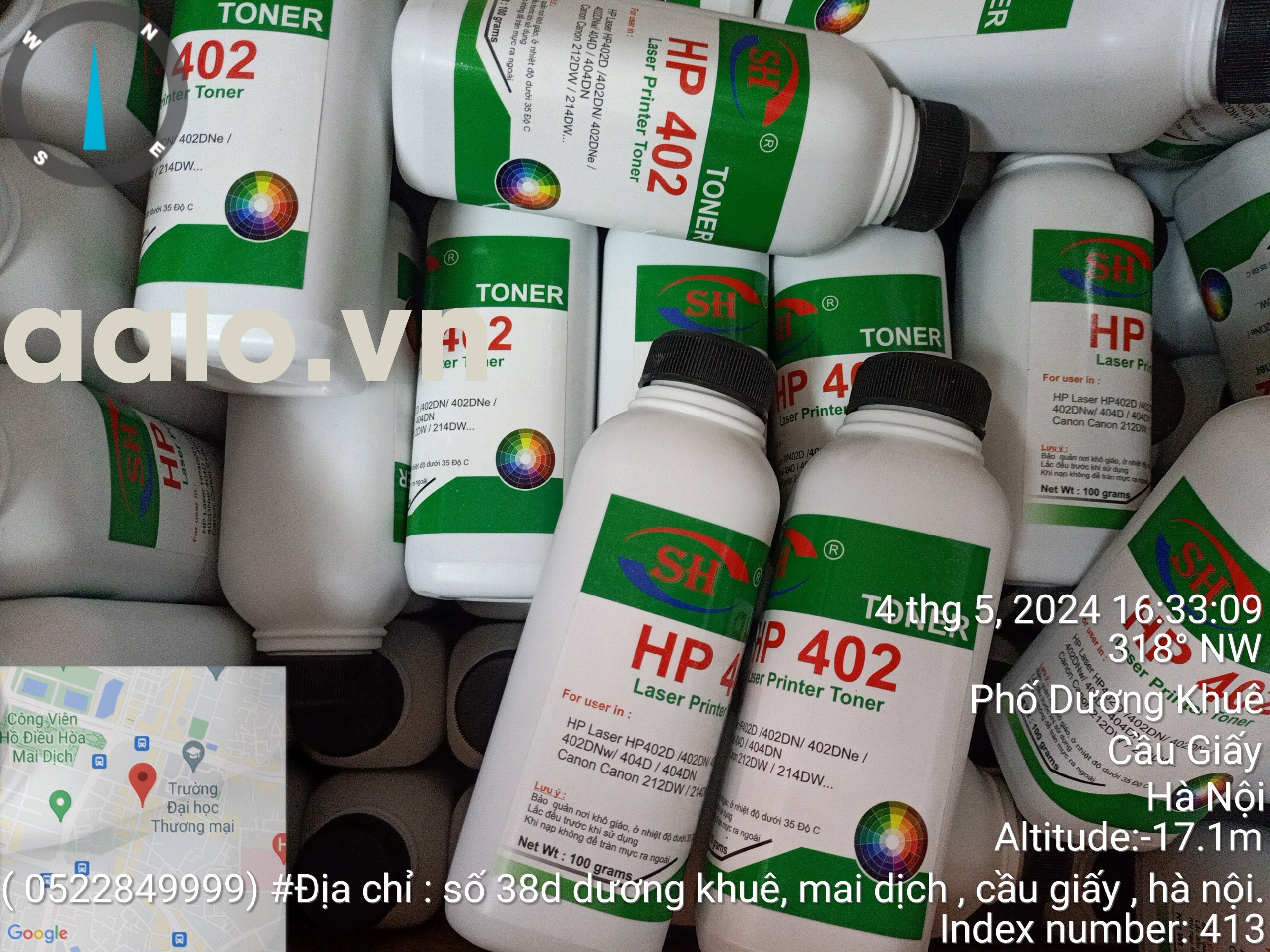 Mực đổ HP M402d/ 402dn/ 404dn/ 404dw/ MF426fdw/ 428fdw -aalo.vn
